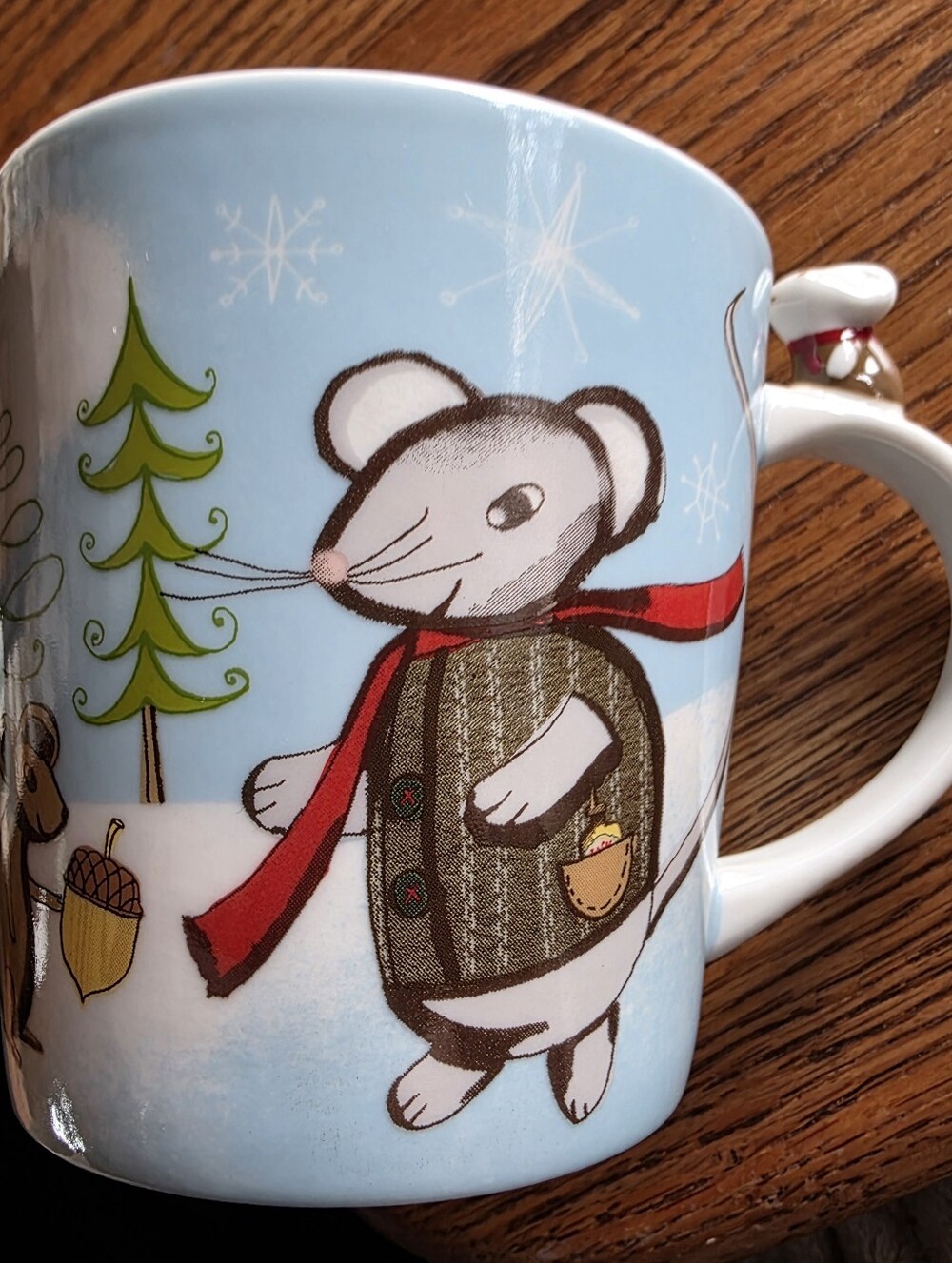 Starbucks 2010 Vintage Mug, featuring Squirrel & Huxley The Starbucks Mouse.